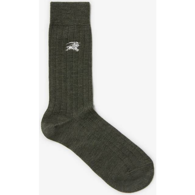 Burberry Wool Blend Socks - Green - L