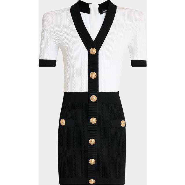 Braided pattern midi Dress - IT36 | XS - Black