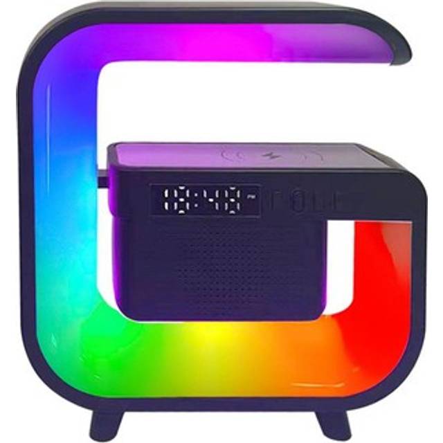 Wireless Charger Stand Bluetooth 5.0 Speaker Multifunction Fm Tf Rgb Night5891