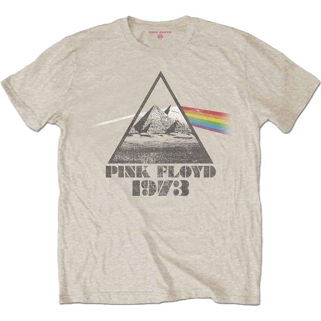 (XXL, Sand) Pink Floyd Unisex Adult Pyramids T-Shirt