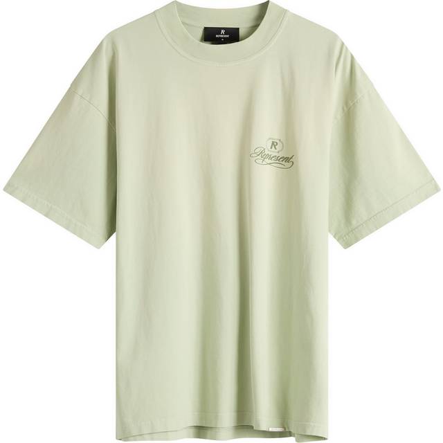 T-shirt col rond en coton - Vert - S