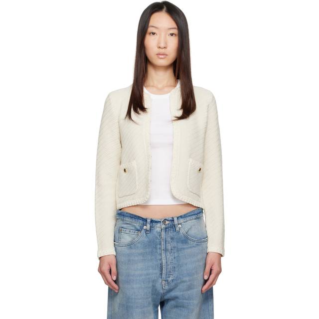 rag & bone Off-White Claire Cardigan - ttldv - XXS