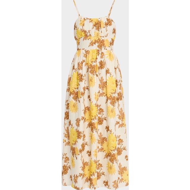 Lora Floral Midi Dress - MIDSUMMER FLORAL - Large