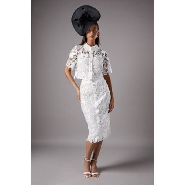 Coast ivory pencil skirt womens occasion skirts