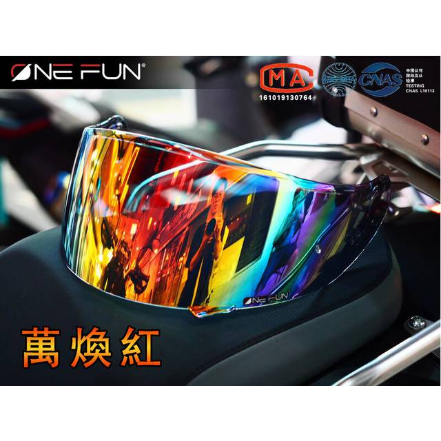 (Rainbow Red) Helmet Visor for SHOEI GT Air Neotec CNS1 TC5 TC9 GT Air2 Helmet Shield