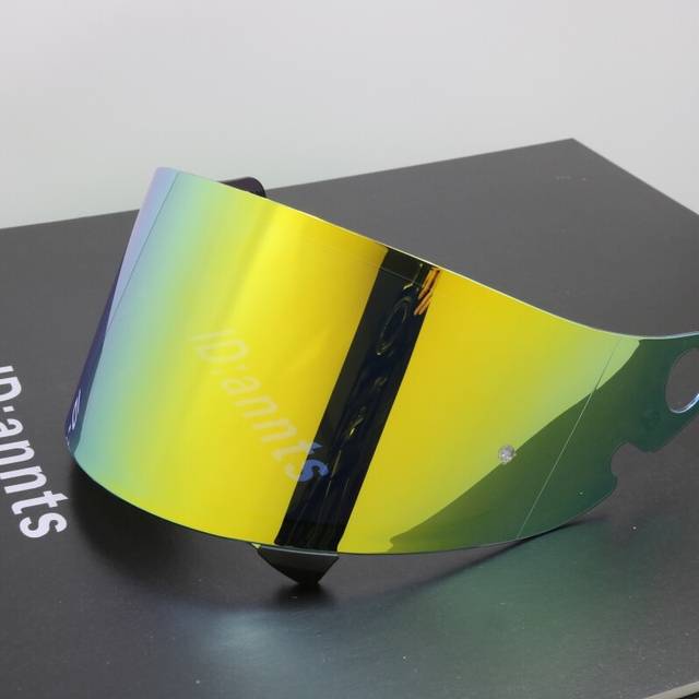 (Golden Revo) Helmet Visor for SHOEI Glamster Full Face Motorcycle Lens Uv Protection
