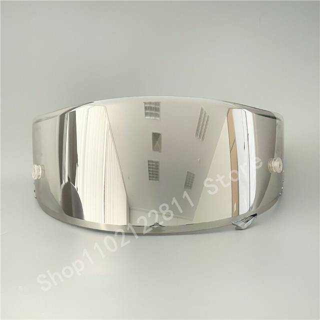 (revo silver) 12 Colors Gold Iridium Motorcycle Full Face Helmet Visor Lens Case for