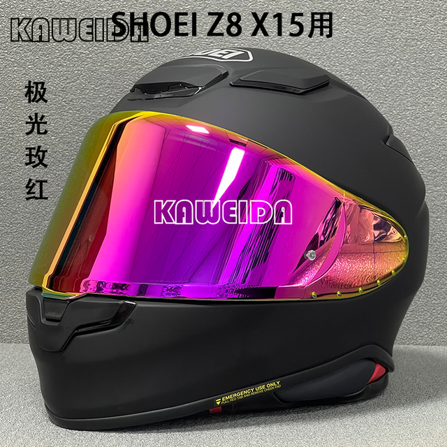 (Rose Red Visor) For Shoei X-15 X-Fifteen X-SPR PRO RF-1400 NXR 2 CWR-F2R Z8 Tinted lens