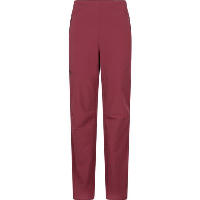(6 UK, Burgundy) Mountain Warehouse Womens/Ladies Kenton Water Resistant Walking Trousers