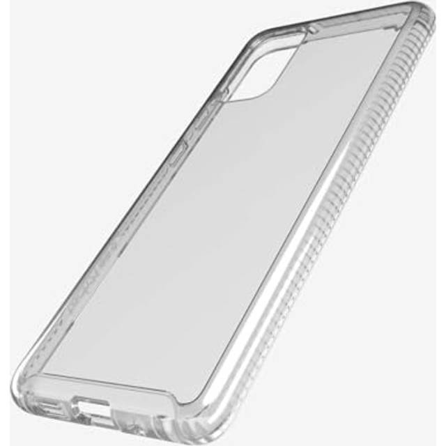 Tech21 Pure Clear Phone Case for Samsung Galaxy S20+ (Plus) 10 fot droppskydd självläkande fodral med antimikrobiella egenskaper – klar – klar, T21-7681