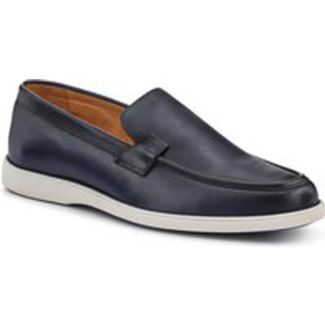 Smart All-Leather Loafers - SAKM41010 / 327 204 - Navy - 11