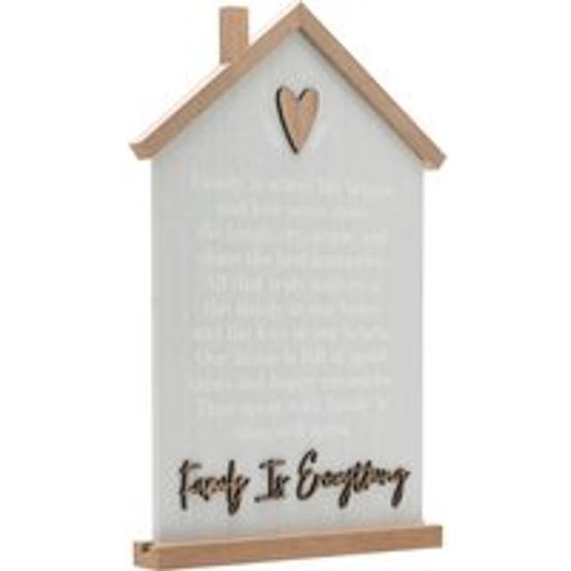 House Verse Plaque Family Is Everything - Grey - One Size