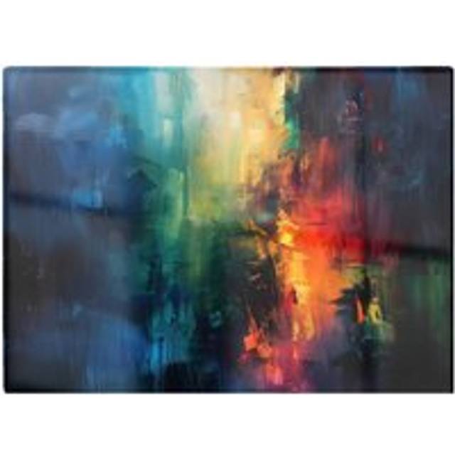 Colourful Chaos: Urban Dreamscape Chopping Board - Multi - One Size