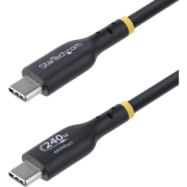 StarTech.com USB-C Charging Cable, 240W PD Black 3m