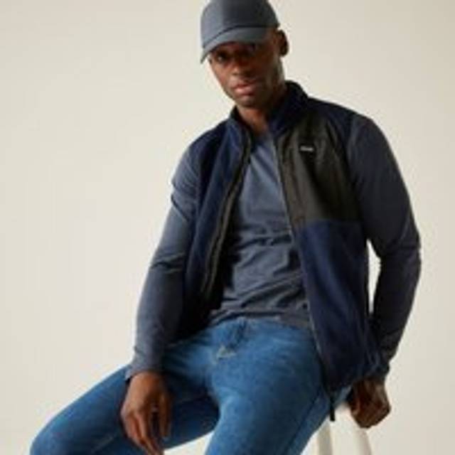 Frankie Borg Full-Zip Gilet Bodywarmer - Navy - L