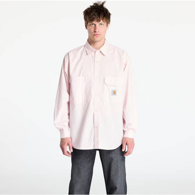 Shirt Carhartt WIP Longsleeve Irwin Shirt UNISEX Air Pink M (M)