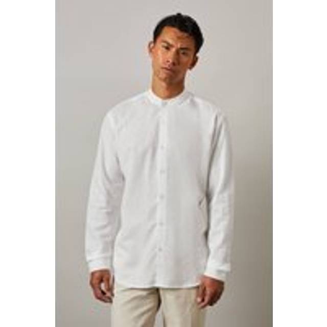 Burton white shirt mens casual shirts