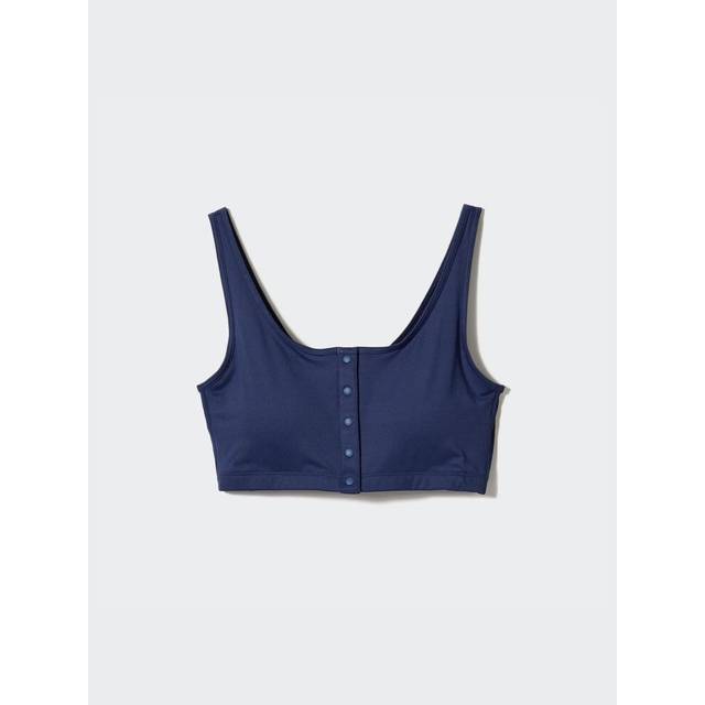 (69 NAVY/XXL) Uniqlo Japan Airism Front Opening Bra