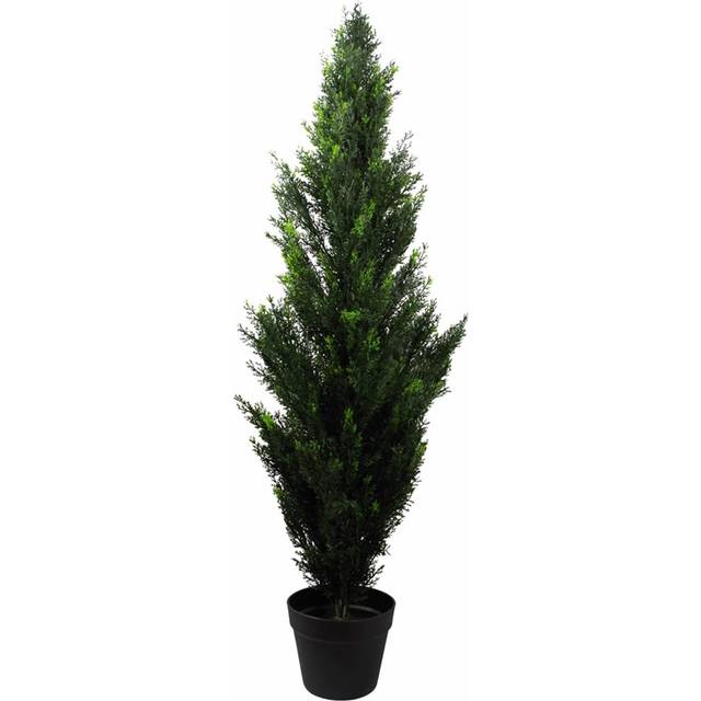 Uv natural cedar topiary tree artificial 120cm realistic plant