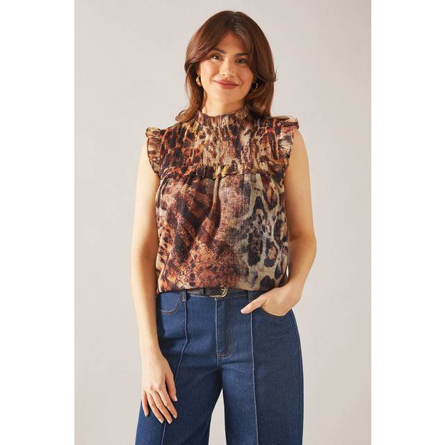 Wallis Natural Blouse Womens Daywear Tops