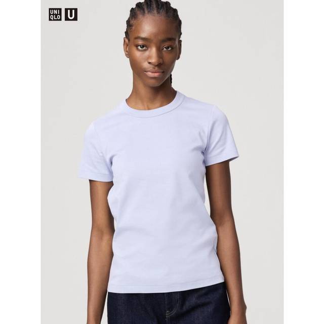 (61 BLUE/L) Uniqlo Japan Crew Neck T  Short Sleeve