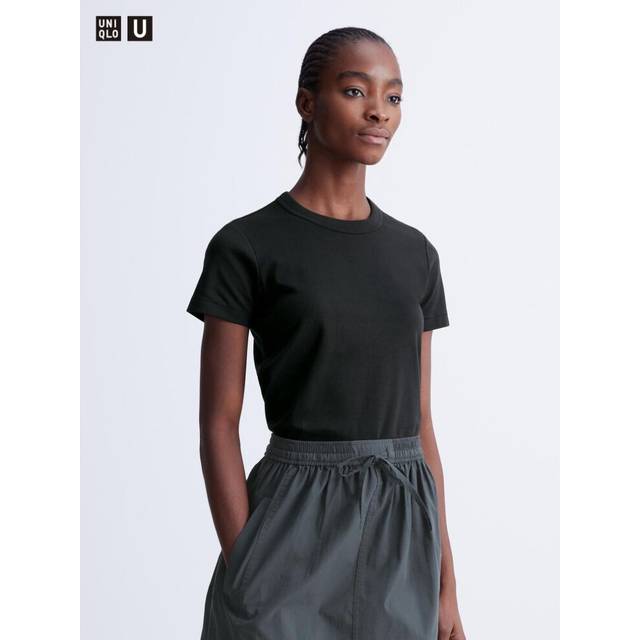 (09 BLACK/3XL) Uniqlo Japan Crew Neck T  shorT Sleeve