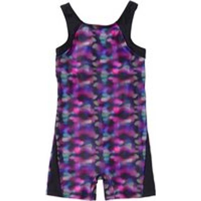 Sporty Boyleg Racer Back Swimsuit - Pink - 7-8 Years