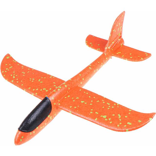 (as pic) Foam Plane Glider Hand Throw Airplane Light Inertial EPP Bubble Planes