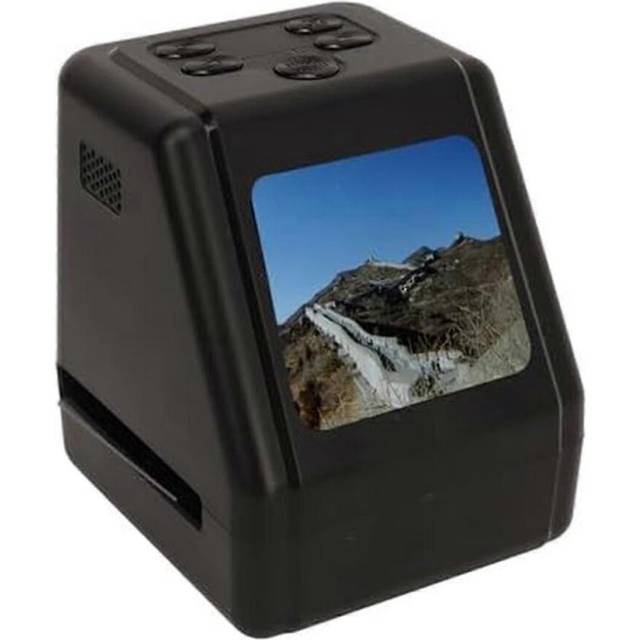 (As show, One size) Digital Film&Slide Scanner, Converts 135, 110, 126KPK and Super 8mm Film/Slides/Negatives to 12MP JPG Digital JPG Photos