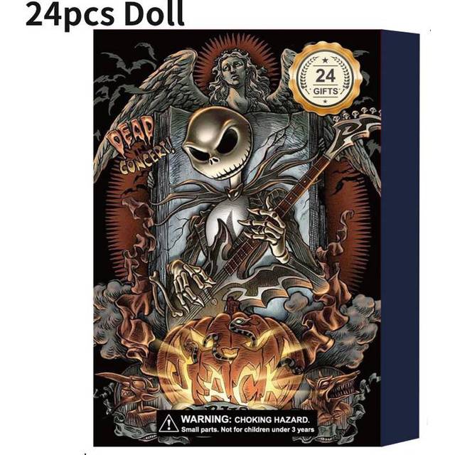(Style F) Halloween Advent Ghost Calendar Contains 24 Gifts Box Toys Festivals Countdown