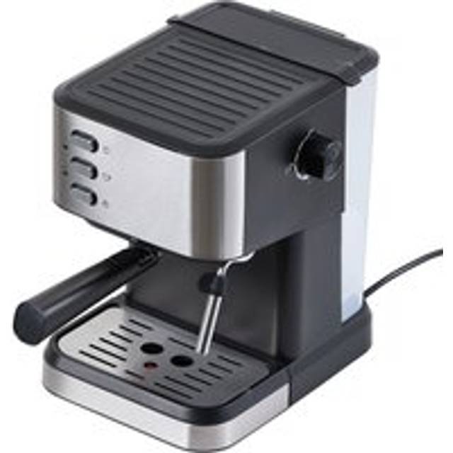 1.5L Espresso Machine 20 Bar with Milk Frother Steam Wand - Black - One Size