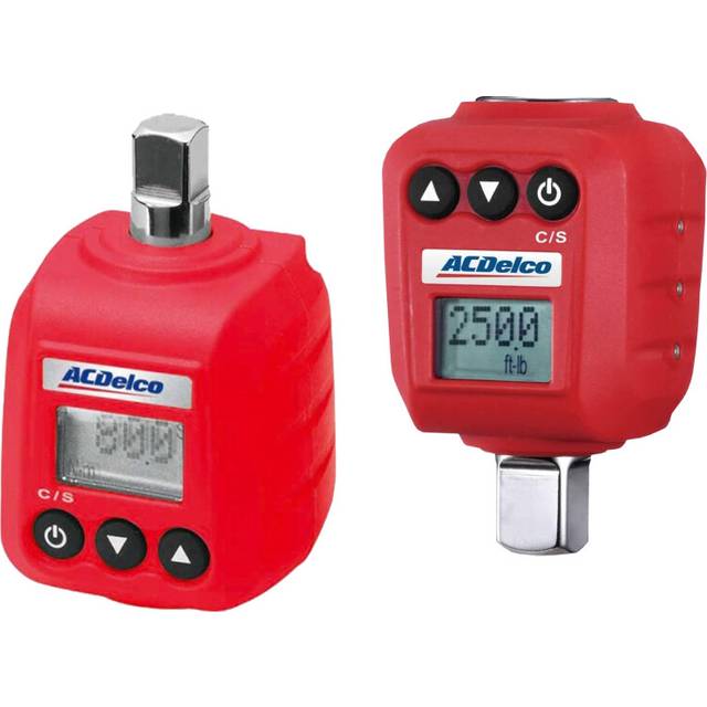 "ACDelco ARM602-34A 3/8"" & 1/2"" Digital Torque Adapter Combo Kit ISO Calibrated"