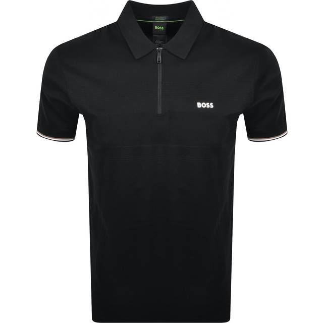 BOSS for man. 50538177 Philix Pima polo shirt black (S), Casual, Cotton, Short sleeve