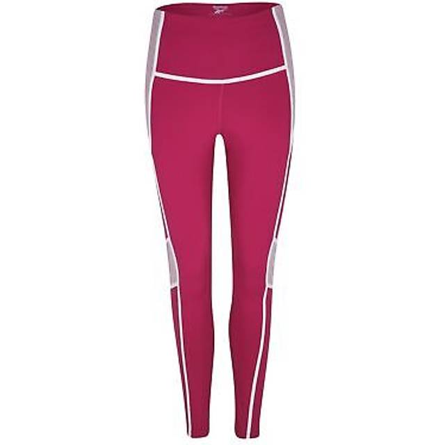 Reebok womens lux high waisted colorblock leggings activewear training sports