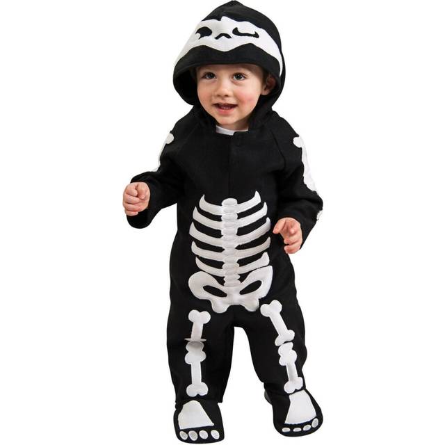 Rubie's unisex child Skeleton Romper Infant and Toddler Costumes  Black  Toddler US
