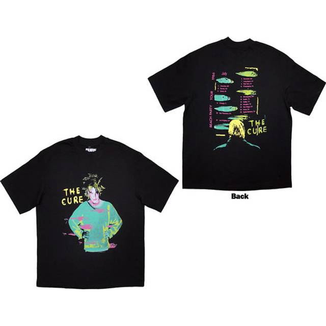 (XXL, Black) The Cure Beach Party Tour 86 Limited Edition 999 Only Oversized Boxy T Shirt