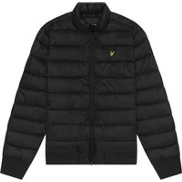 Funnel Neck Padded Jacket - Black - S