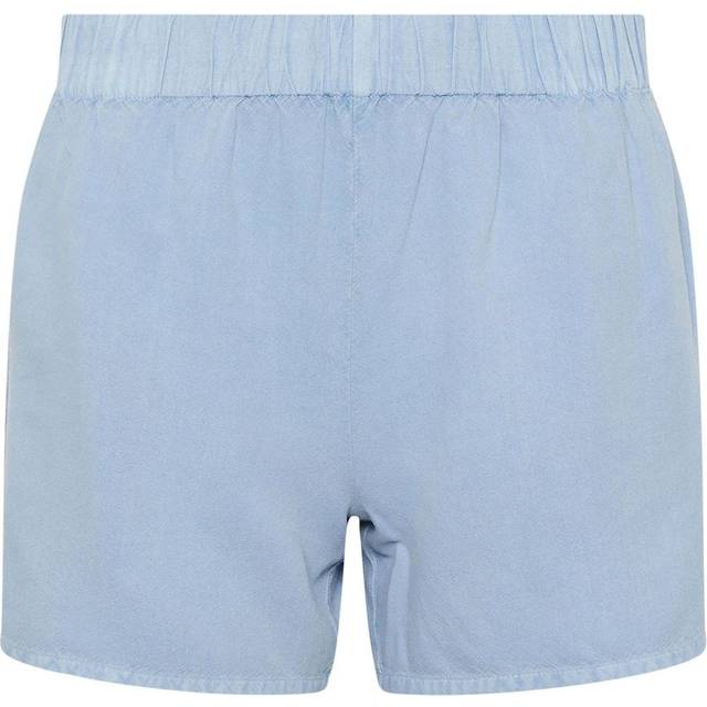 Pixiegirl Light Blue Acid Wash Shorts 10 Pixiegirl | Petite Women's Casual Shorts