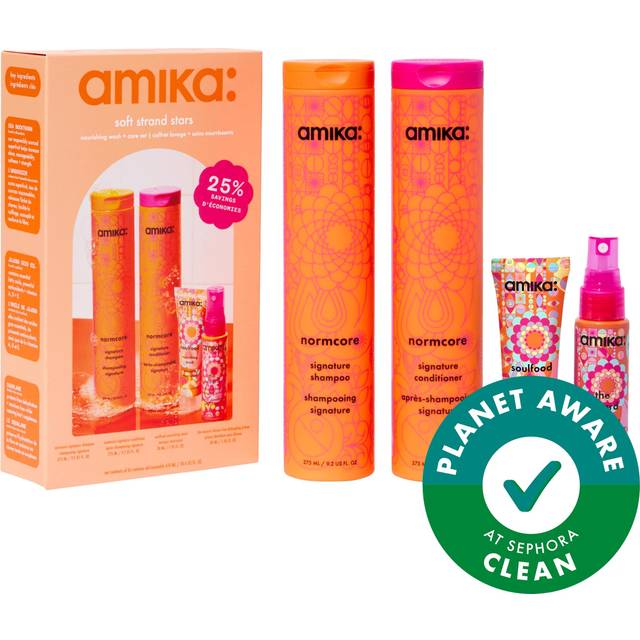 amika Soft Strands Stars Nourishing Wash + Care Set