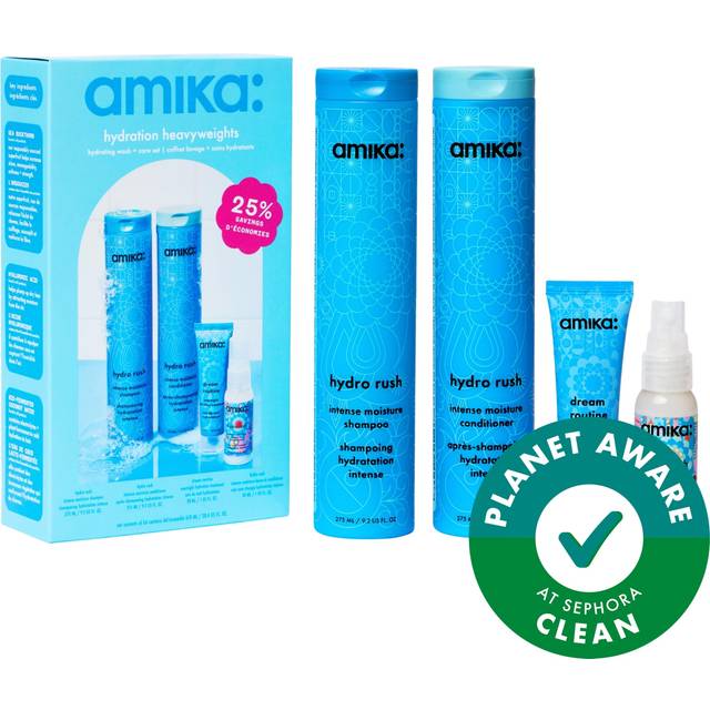 amika Hydration Heavyweights Hydrating Wash + Care Set