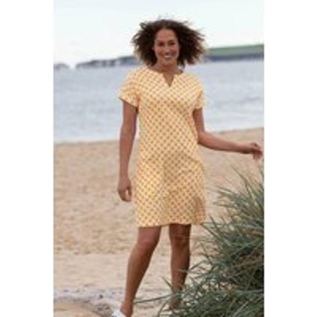 Chettle Muslin Dress Groovy Dot - Yellow - 8