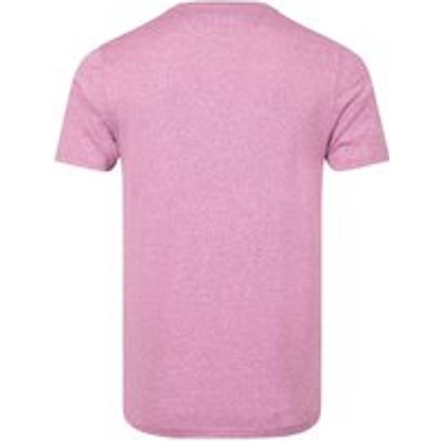 Fished Cotton Branded T-Shirt - Magenta - XL