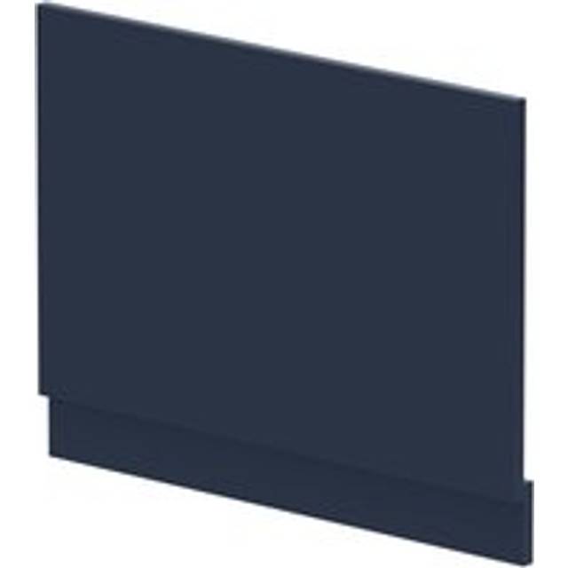 750mm Edge/Power Straight End Bath Panel & Plinth - Matt Midnight Blue