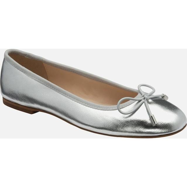 Ravel Ellon Womens Ballerina Pumps Colour: SILVER PU, Size: 6