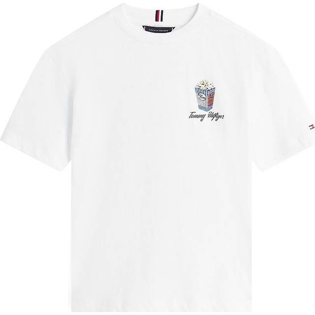 Back Graphic Textured T-Shirt
