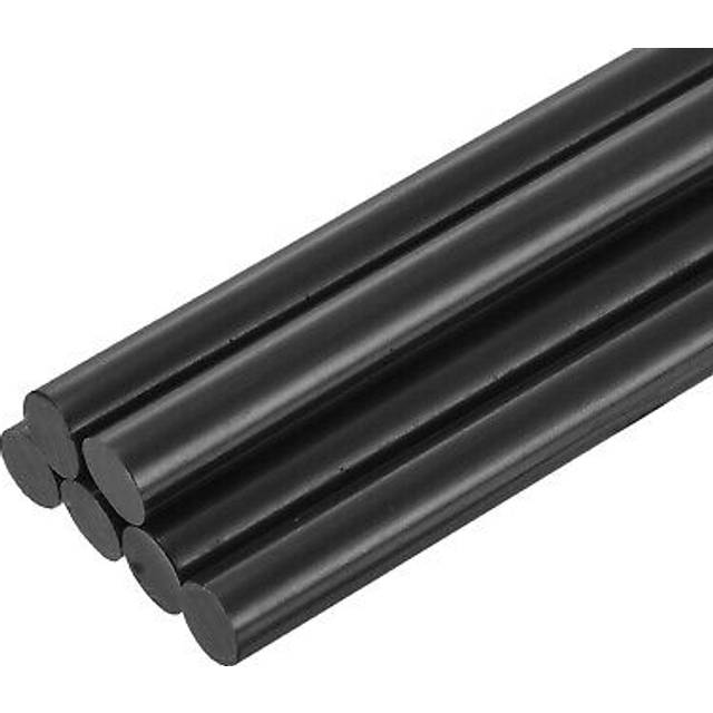 Mini hot glue sticks for glue gun 0.43-inch x 4-inch black 6pcs