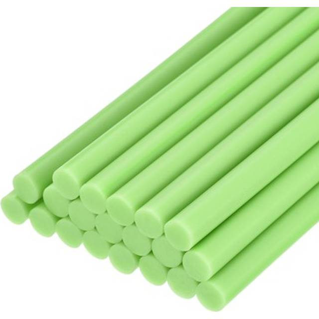 20pcs hot melt glue gun sticks,100mmx7mm for most glue guns,green