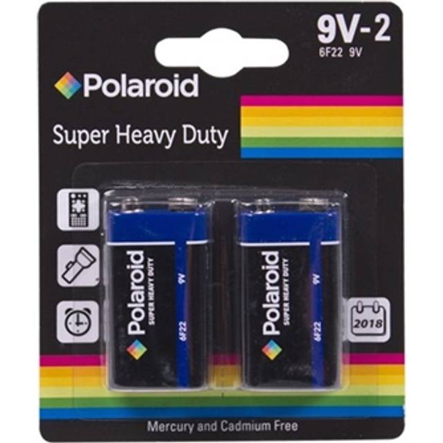 Polaroid 2PK 9V Heavy Duty Battery 9V-2