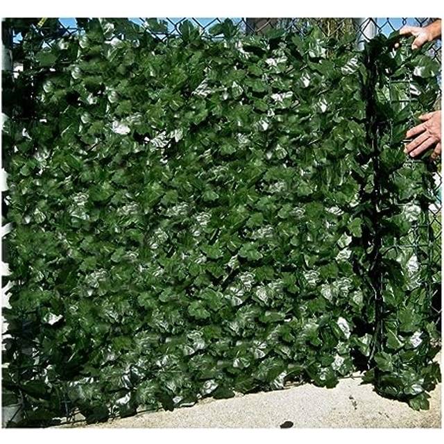 Best Artificial English Ivy Leaf Screening 3M X 1M (Two 3M X 0.5M Rolls) Privacy Hedging Garden Fence Uv Fade Protected - One Size
