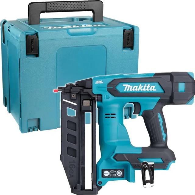 Makita DBN601ZJ 18v Cordless 16 Gauge Finishing Nailer 19-64mm Unit On